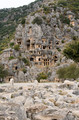 Lycian rock cut tombs