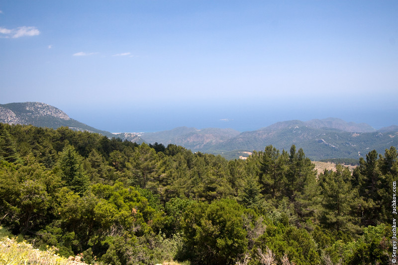 Sea and the mountains of Turkey by Sergey Juchkov