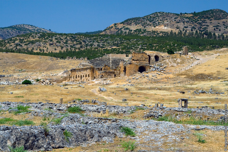 Theater. Hierapolis. Pamukkale. by Sergey Juchkov