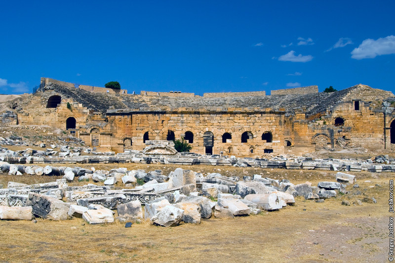 Theater. Hierapolis. Pamukkale. by Sergey Juchkov
