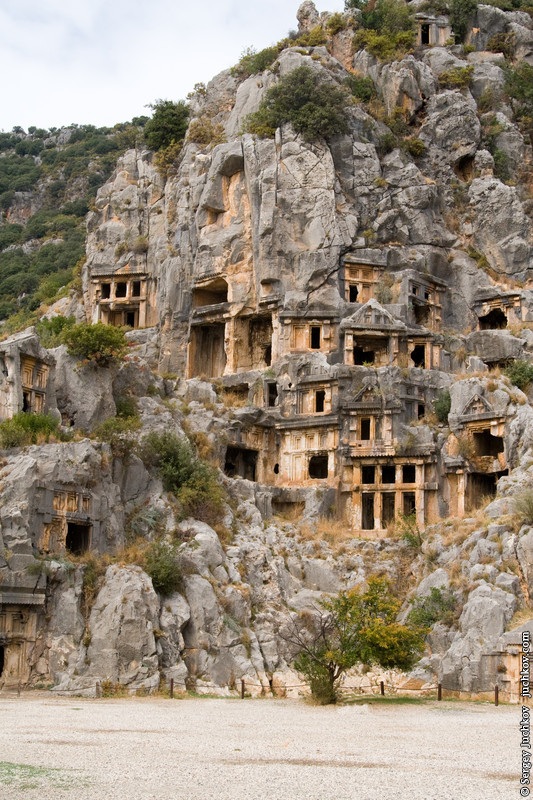 Lycian rock cut tombs by Sergey Juchkov