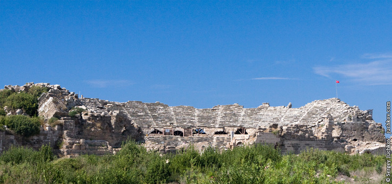 Ancient Theatre. Side. Turkey by Sergey Juchkov