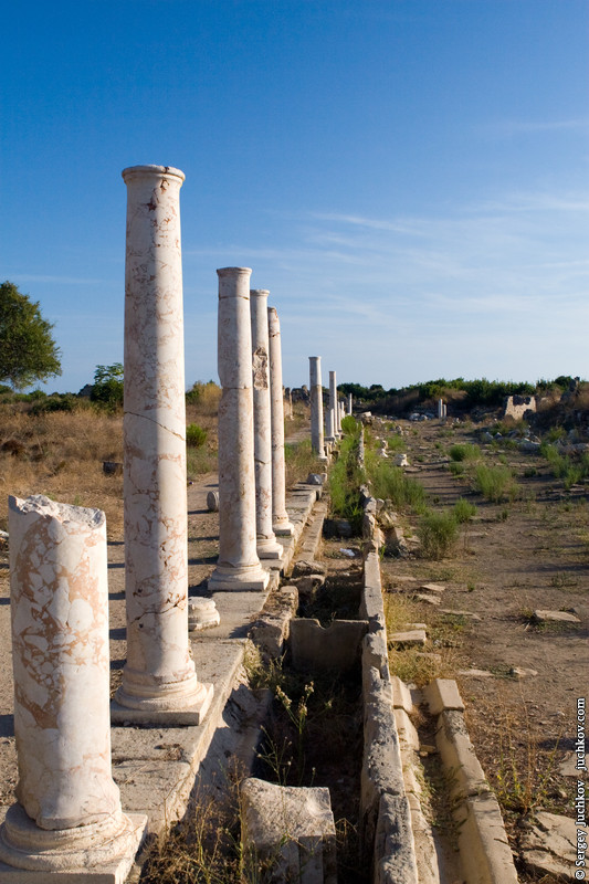 Colonnaded Streets. Side. Turkey by Sergey Juchkov