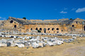 Divadlo. Hierapolis. Pamukkale.
