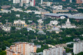 Pohled na Moskvu z věže Ostankino